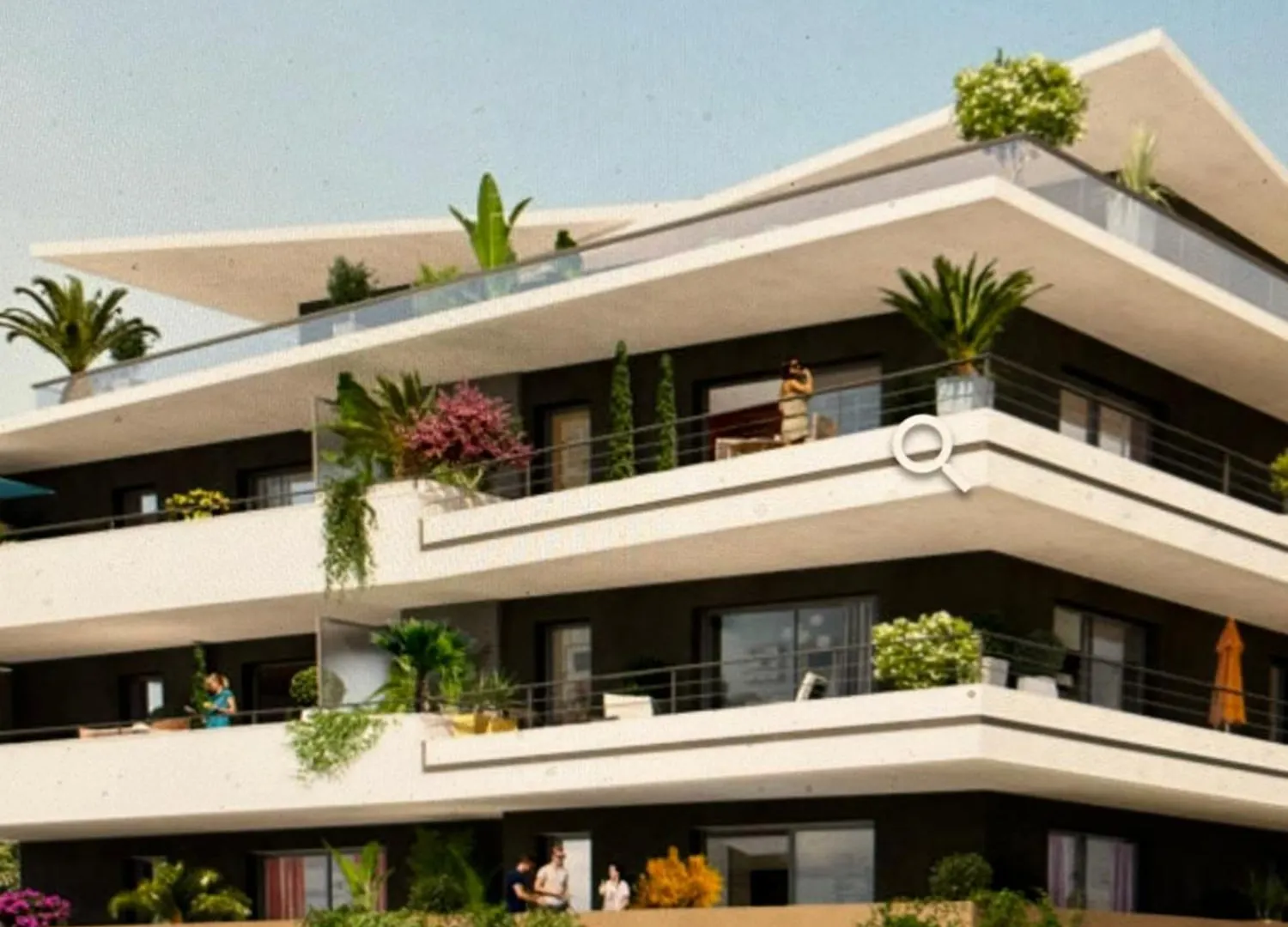 3 Pieces Neuf Piscine Debordement En Rooftop Villeneuve-Loubet 0*,